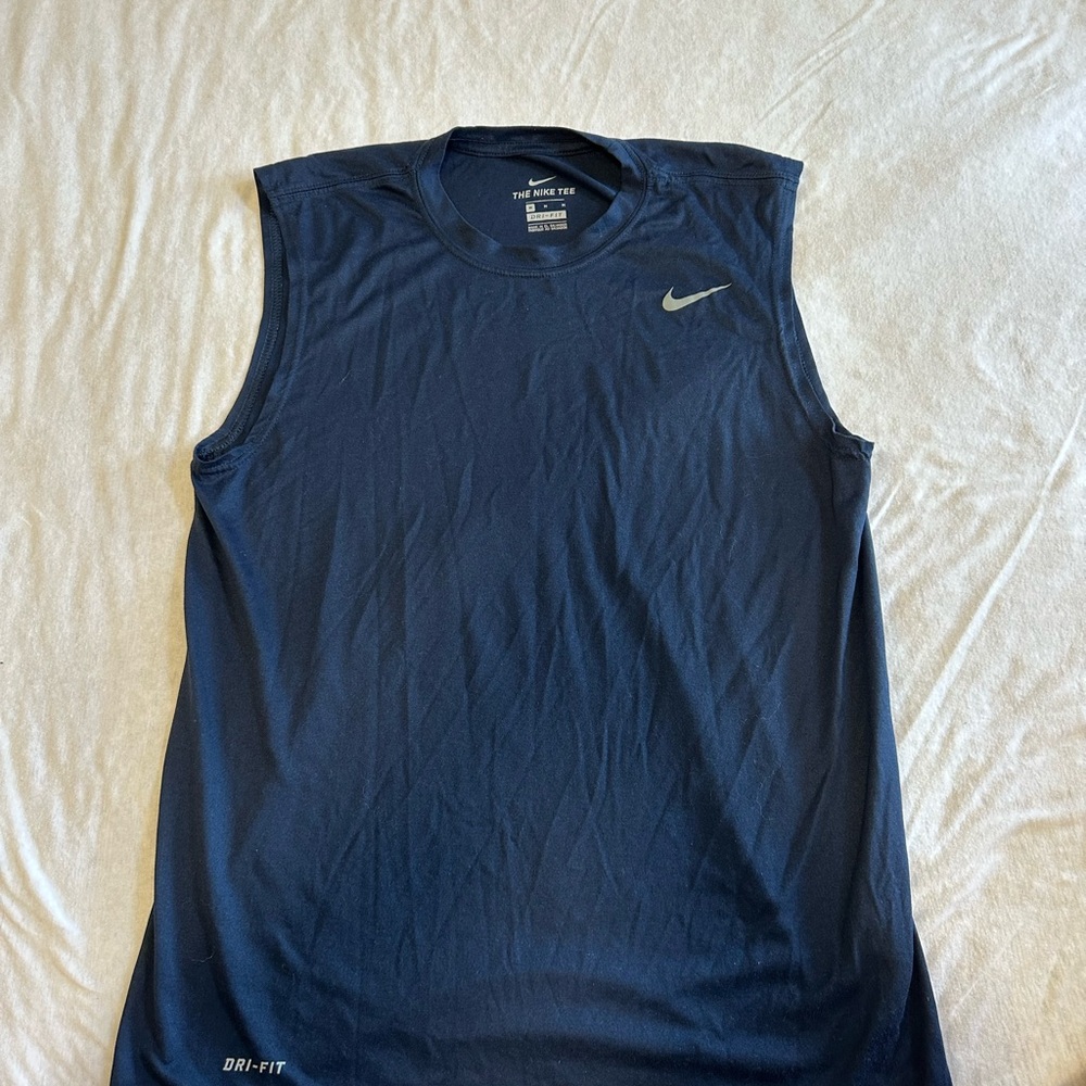 Nike Dri-FIT Muscle-T (Navy Blue)